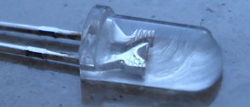 Eine Seite ageschliffen