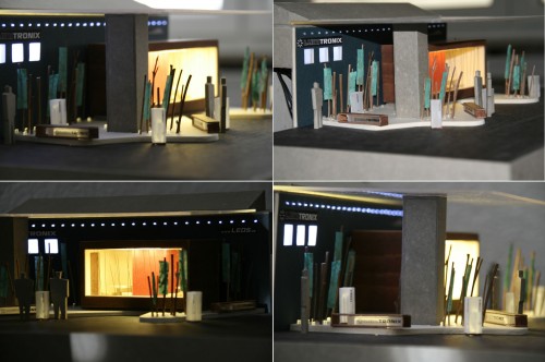 So sah das Plan-Modell aus. Echte Handarbeit des Architekten :)