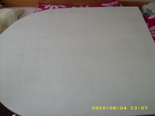 als erstes die Platte zurechtgeschnitten