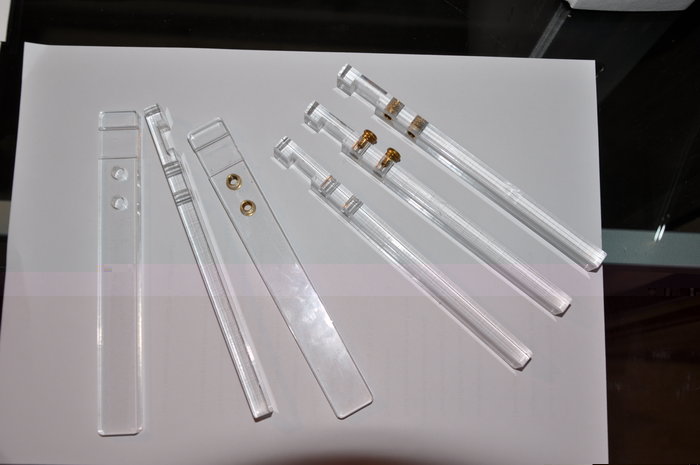 Füße in den einzelnen Bearbeitungsstadien